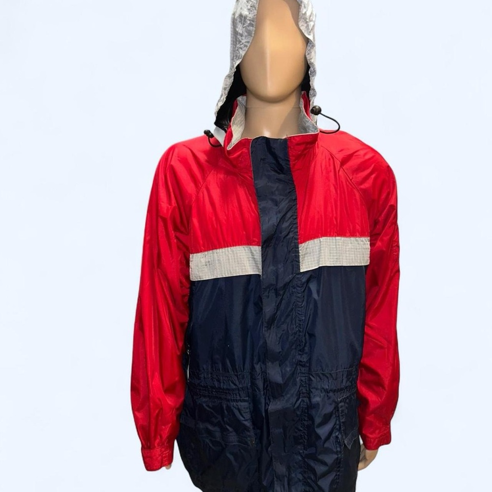 Vintage Nautica Red and Navy Nautex Performance Jacket Size L